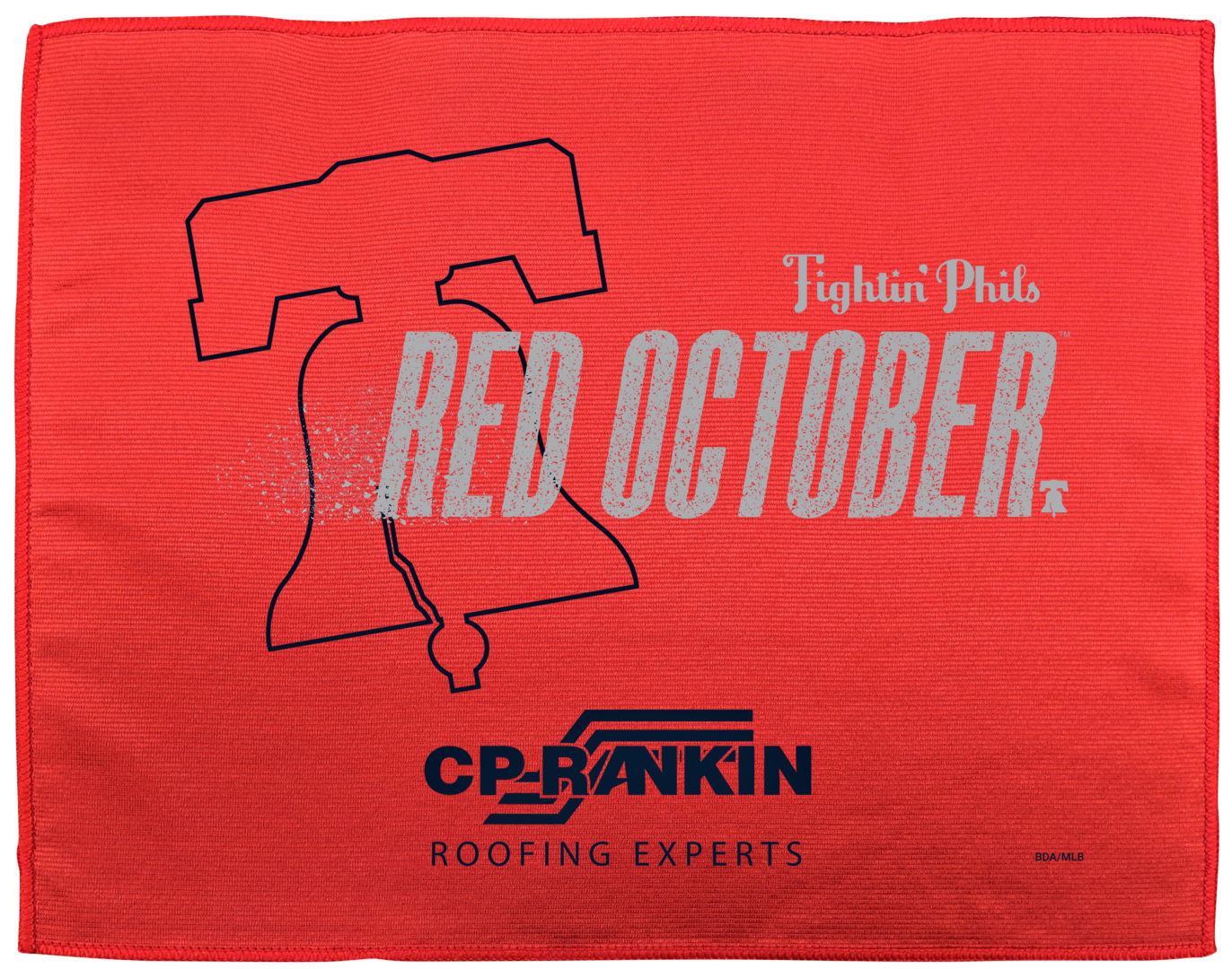 Red October text on red color cloth